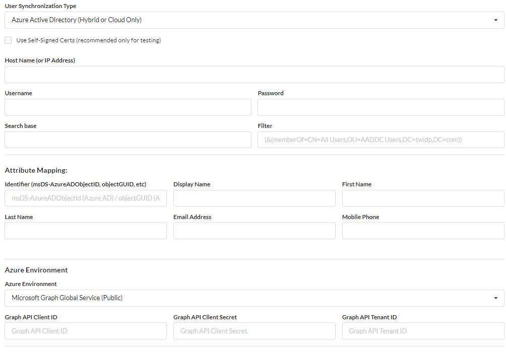 Microsoft/Azure - Initial Setup - Documentation - TraitWare, Inc.